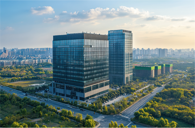 Commercial Building in High-Traffic Area